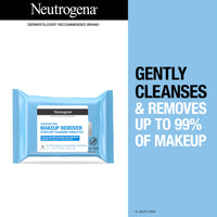Thumbnail for Neutrogena Fragrance-Free Makeup Remover Cleansing Towelette Singles, Individually-Wrapped Daily Face Wipes to Remove Dirt, Oil, Makeup & Waterproof Mascara for Travel & On-the-Go, 20 ct (Pack of 6)