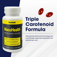 Thumbnail for Macuhealth Triple Carotenoid Formula - Eye Vitamins for Adults - 90 Softgels, 3 Month Supply