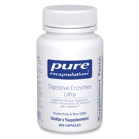 Thumbnail for Pure Encapsulations Digestive Enzymes Ultra - Vegetarian Digestive Enzyme Supplement to Support Protein, Carb, Fiber, and Dairy Digestion* - 180 Capsules