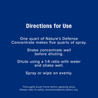 Thumbnail for Farnam Nature’s Defense Concentrate, Water-Based Botanical Fly Repellent Spray for Horses, Ideal for Sensitive Skin, 32 oz