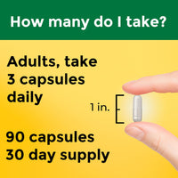 Thumbnail for Nature Made High Absorption Magnesium Glycinate 300mg per 3 Capsules, Magnesium Supplement for Muscle, Heart, Nerve and Bone Support, 90 Magnesium Bisglycinate Capsules, 30 Day Supply