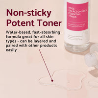 Thumbnail for IUNIK Rose Galactomyces Essential Alcohol-Free Vegan Face Toner 6.7 Fl Oz - Natural Rose Water 70% Hydrating Moisturizer with Organic Rosewater Moisturizing Pore Minimizing Deep Nourishing