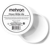 Thumbnail for Mehron Makeup Clown White Lite | Professional Face Paint & Body Paint | White Cream Face Paint for Clown Makeup, Stage, Film, Cosplay, Mime, & Halloween 2 oz (56g)