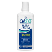 Thumbnail for CloSYS Ultra Sensitive Mouthwash, 32 Oz, Alcohol Free Mouthwash, Unflavored Mouth Wash, Dye Free, pH Balanced, Helps Soothe Entire Mouth