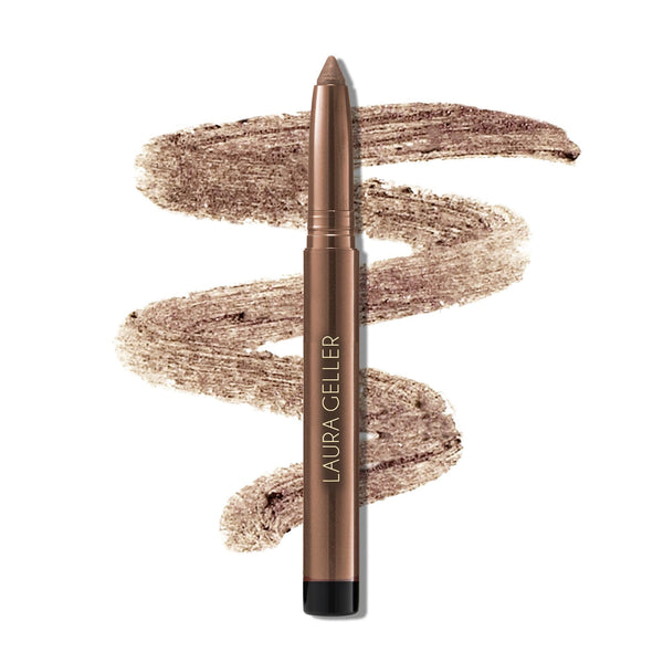 Image 1 of LAURA GELLER NEW YORK Kajal Longwear Kohl Eyeliner Pencil - Rose Gold Kohl - Caffeine and Vitamin E - Smooth & Blendable Liner - Built-In Sharpener