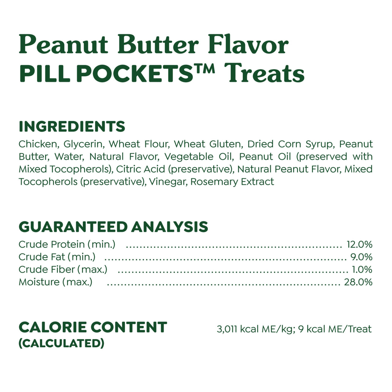 Greenies Pill Pockets for Dogs Small Size, Tablet Pill Treats for Dogs, Peanut Butter Flavor, 3.2 oz. Pouch