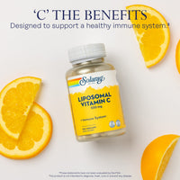 Thumbnail for SOLARAY Liposomal Vitamin C 500mg - Enhanced Absorption Vitamin C Liposomal Blend with Fatty Acids - Antioxidant and Immune Support Supplement - Vegan, 60-Day Guarantee, 100 Servings, 100 VegCaps