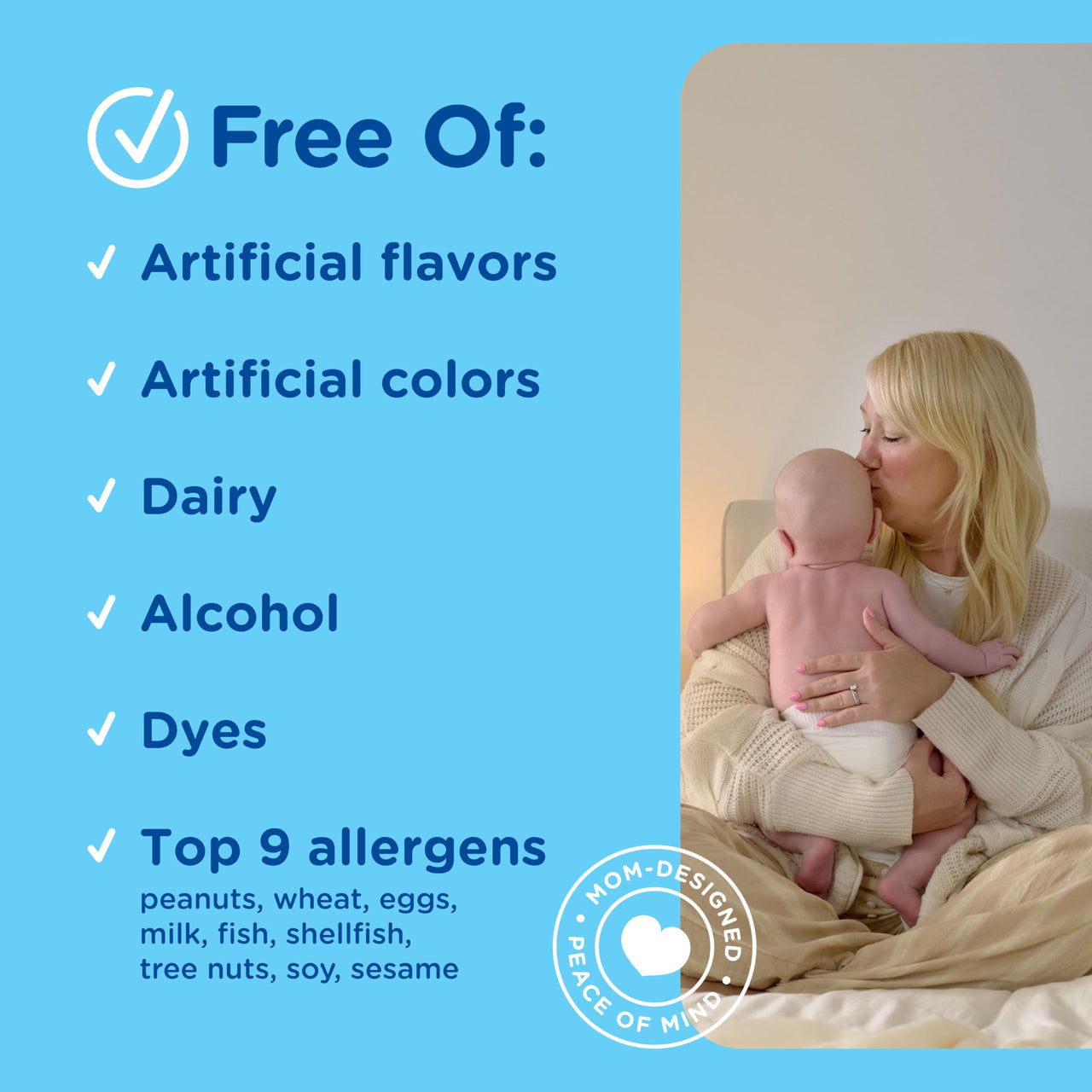 Mommy's Bliss Baby Multivitamin + Iron, Daily Essential Baby Vitamins for Immune Support, Healthy Growth & Bone Development, Age 2 Months+, 30 ml