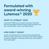 Thumbnail for Physician's Choice Eye Health - Lutein, Zeaxanthin & Bilberry Extract - Supports Eye Strain, Dry Eyes, and Vision Health - 2 Award-Winning Clinically Proven Eye Vitamin Ingredients - Carotenoid Blend