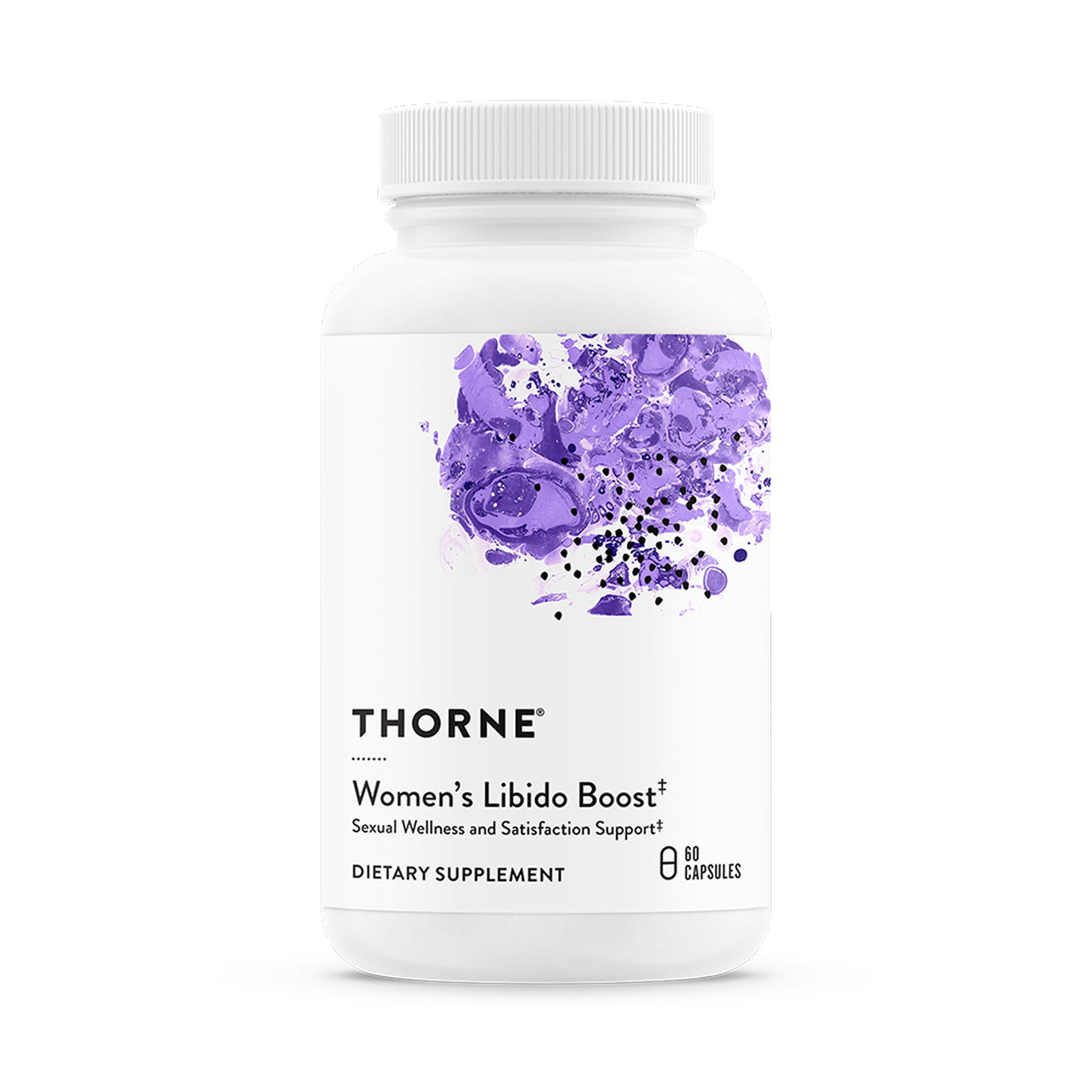 THORNE - Women's Libido Boost - Supports Vaginal Moisture, Mood & Overall Sexual Wellness* - Libido Supplement with Damiana, Fenugreek & Shatavari Extracts - NSF Certified for Sport - 60 Capsules