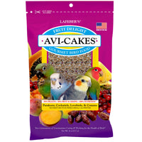 Thumbnail for LAFEBER'S Fruit Delight Avi-Cakes Pet Bird Food, Made with Non-GMO and Human-Grade Ingredients, for Cockatiels Conures Parakeets (Budgies) Lovebirds (8 oz Pack of 1)