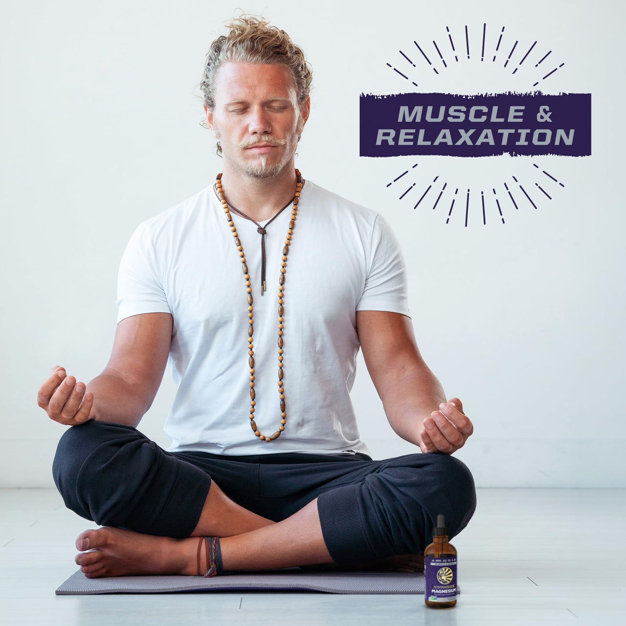 Sunwarrior Magnesium Mineral Supplement Natural Ionic Liquid Drink Additive | Features Trace Minerals to Support Brain Heart & Muscle (4 FL Oz) 28 Servings