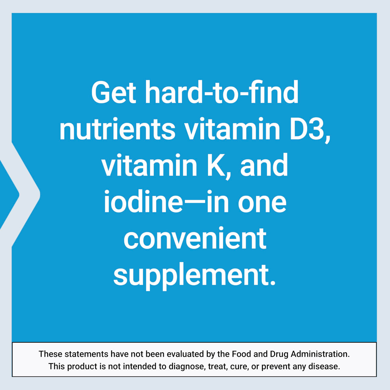 Life Extension Vitamins D and K with SeaIodine Bone Brain Thyroid Arterial Support Non GMO Once Daily Gluten Free, 60 Count