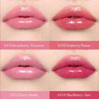 Thumbnail for Flower Knows Violet Strawberry Rococo Glowy Lip Gloss,Moisturizing Baby Pink Plumping Lip Oil,Hydrating Lip Tint for Girls&Women,Vegan & Cruelty-Free,0.12 Fl Oz(G01 Strawberry Macaron)