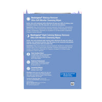 Thumbnail for Neutrogena Day & Night Facial Cleansing Wipes, Makeup Remover Face Cleansing Towelettes & Night Calming Facial Cloths, 100% Plant Based Fibers Wipe Away Dirt & Oil, (3 Packs of 25)