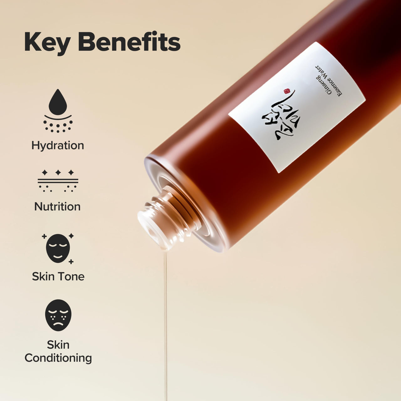 Beauty of Joseon Ginseng Essence Water Hydrating Face Toner for Dry, Dull Skin. Korean Moisturizing Skin Care for Men and Women 150ml, 5 fl.oz