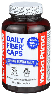 Thumbnail for Yerba Prima Daily Fiber, 625mg, 180 Caplets