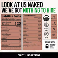 Thumbnail for NAKED nutrition Rice - Organic Brown Rice Protein Powder - Vegan Protein Powder - 5Lb Bulk, Gmo Free, Gluten Free & Soy Free. Plant-Based Protein, No Artificial Ingredients - 76 Servings