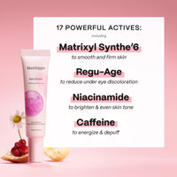Thumbnail for Mad Hippie Eye Cream - Anti-Aging Under Eye Cream for Dark Circles and Puffiness with Niacinamide, Peptides, Kakadu Plum & Licorice, Eye Treatment with Skin-Brightening Vitamin C, 0.5 Oz