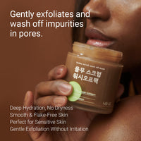 Thumbnail for NEAF NEAF Yulmu Scrub Wash-Off Pack, Gently Exfoliates the Skin/Pore Cleansing and Hydrating with Sucrose & Honey Extract, Clear Complexion, Korean Skincare for All Skin Types (4.23 oz/120 g)