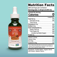 Thumbnail for SweetLeaf Sweet Drops - Flavored Stevia Liquid Sweetener, Organic Stevia Extract, Zero Calories, Gluten Free, Keto Friendly, Non GMO, Natural Flavors, Sugar Alternative - Cinnamon, 2 Fl Oz (Pack of 1)