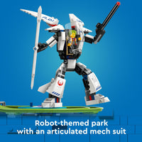 Thumbnail for LEGO City Robot World Roller Coaster Building Set - Kids Engineering Toy with Posable Mech Suit for Boys & Girls, Ages 8+ - Gift Ideas for Christmas - 60421