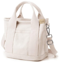 Thumbnail for Small Tote Bag with Zipper Tote Bag for Women Canvas Crossbody Bag Shoulder Bag Satchel Hobo Bag Messenger Bag 2026