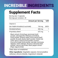 Thumbnail for Dr. Berg DIM Supplement Estrogen Balance - Original Estrogen Supplement for Women with Diindolylmethane for Menstrual Symptoms & Menopause Relief & Black Pepper for Enhanced Absorption - 60 Capsules