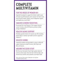 Thumbnail for New Chapter Women’s Multivitamin 40+, extra B6 & B12, Biotin for Hair Growth, D3, Vit C, Zinc for Immune & Stress Support, Gentle on an Empty Stomach, One Daily, Non-GMO, Gluten-Free, 72 Tablets