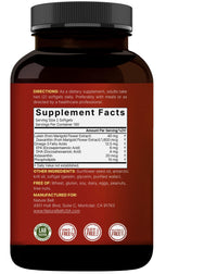 Thumbnail for Lutein 40mg + Zeaxanthin 1,600mcg, 360 Softgels | 4-in-1 Formula with Astaxanthin, Omega-3 & Phospholipids | Marigold Flower Extract | Supports Eye, Brain & Vision Health | Non-GMO, Gluten Free