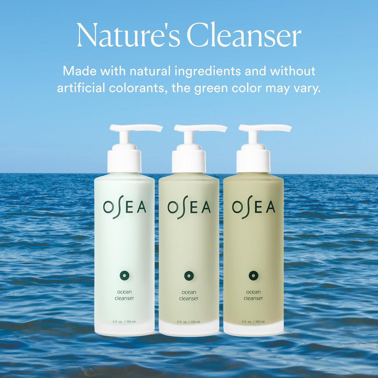 OSEA Ocean Cleanser 5 oz - Nourishing Facial Cleansing Gel - Mineral-Rich Face Wash - Gentle Face Cleanser - Clean Beauty Skincare - Vegan & Cruelty-Free Facial Wash