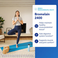 Thumbnail for Pure Encapsulations Bromelain 2400 500 mg - for Digestive Support & Musculoskeletal Health - Supports Joints & Muscle Recovery* - Proteolytic Enzymes - Vegan - 180 Capsules