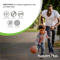 Thumbnail for NaturesPlus Source of Life Garden Men’s Once Daily Multivitamin - 30 Tablets - Supports Energy & Stamina - USDA Certified Organic, Non-GMO, Vegan, Gluten Free, Iron Free - 30 Servings