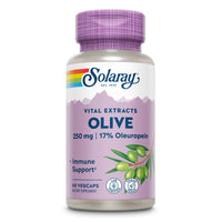 Thumbnail for SOLARAY Olive Leaf Extract Supplement, 250mg | 60 Count
