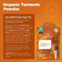 Thumbnail for Navitas Organics Turmeric Powder – for Smoothies, Golden Milk, Curries & More – Natural Curcumin – Anti-inflammatory – USDA Organic, Non GMO, Kosher Gluten Free, Vegan (8oz. Bag, 45 Servings)