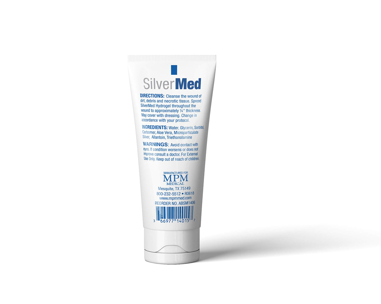 MPM Medical SilverMed Antimicrobial Hydrogel Wound Gel, 1.5oz, each, ABSM1406