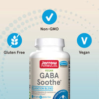 Thumbnail for Jarrow Formulas® GABA Soothe®, 3 Ingredient Dietary Supplement for Relaxation and Occasional Stress, 30 Veggie Capsules, 30 Day Supply