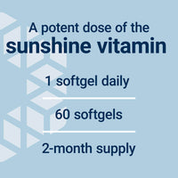 Thumbnail for Life Extension Vitamin D3 175 mcg (7000 IU), Immune System Support, Bone Health, Brain Performance, Gluten-Free, Non-GMO, Once Daily, Two-Month Supply, 60 softgels