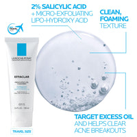 Thumbnail for La Roche-Posay Acne Skin Care Set, Toleriane Double Repair Matte Moisturizer 75ml & Effaclar Medicated Gel Cleasner 100ml, Gel Moisturizer with Niacinamide & Acne Cleasner with Salicylic Acid