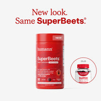 Thumbnail for Humann SuperBeets Heart Gummies Zero Sugar - Beet Gummy with Energy Support, Grape Seed Extract & Beetroot Powder - 60 Count