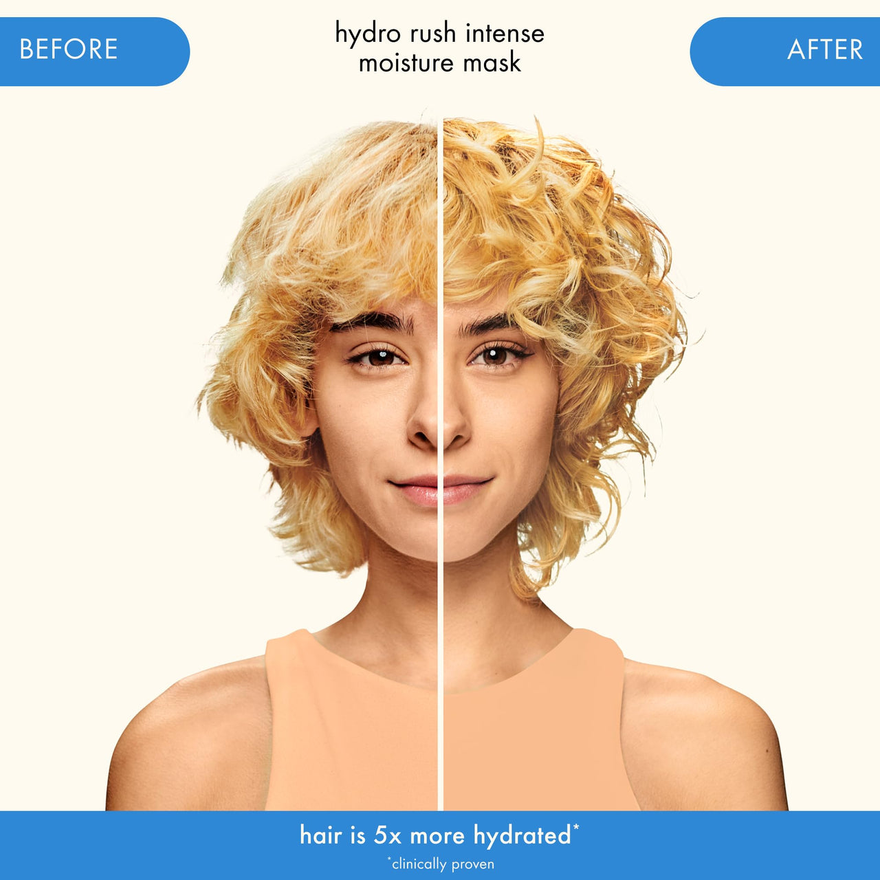 amika Hydro Rush Intense Moisture Mask with Hyaluronic Acid, 500ml
