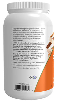 Thumbnail for NOW Foods Supplements, Whole Psyllium Husks, Non-GMO Project Verified, Soluble Fiber, 24-Ounce