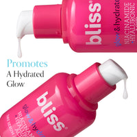 Thumbnail for Bliss Vitamin C Face Serum + Glow & Hydrate Hyaluronic Acid Peptides + Niacinamide Antioxidant Brightening Dark Spot - Anti-Aging - Renew Night Acne Glycolic Uneven Tone