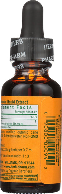 Thumbnail for Herb Pharm Certified Organic Schisandra Berry Liquid Extract - 1 Ounce
