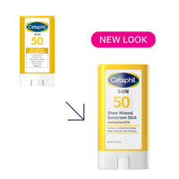 Thumbnail for Cetaphil Sheer Mineral Sunscreen Stick for Face & Body, 0.5oz, 100% Mineral Sunscreen: Zinc Oxide & Titanium Dioxide, Broad Spectrum SPF 50, For Sensitive Skin