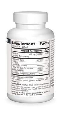 Thumbnail for Source Naturals Gamma E 400-60 Softgels