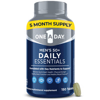 Thumbnail for One A Day Men's Multivitamin 50+ Daily Essentials | Multivitamin for Men 50 Plus Supports Immune Health, Healthy Brain Function & Physical Energy | Vitamins for Men with Vitamin C & Zinc, 150 Count