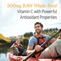 Thumbnail for Garden of Life Vitamin Code Raw Vitamin C - 60 Capsules, 500mg Whole Food Vitamin C Capsules + Fruit & Veggie Blend & Probiotics, Supplements for Adults, Vegan, Gluten Free