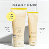 Thumbnail for Beekman 1802 Oat & Goat Milk Exfoliating Face Wash & Facial Scrub – Gentle Pore Minimizing Exfoliating Cleanser with Jojoba Beads, Daily Face Wash for Sensitive Skin – Travel Size