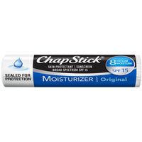 Thumbnail for ChapStick Moisturizer Original Lip Balm Tubes, SPF 15 and Skin Protectant - 0.15 Oz (Pack of 3)